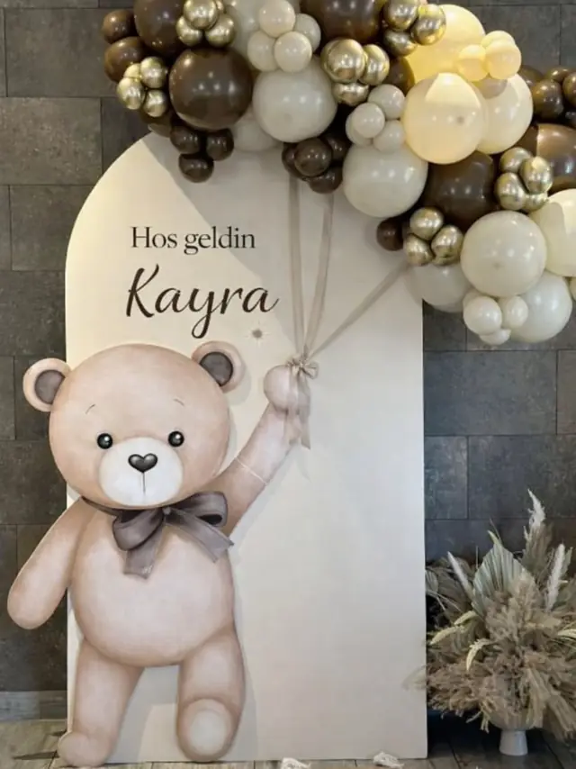 Ayıcıklı hoş geldin Kayra kurulumu